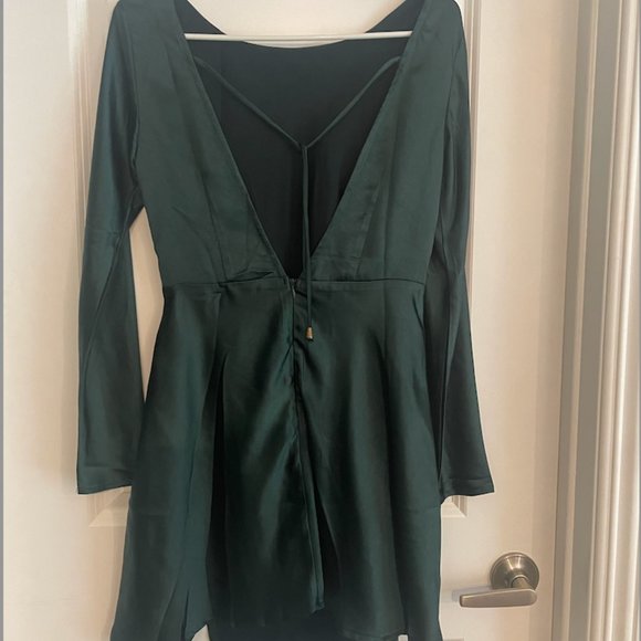 Hello Molly Expressed Permission Dress (Forest Green) - Picture 2 of 3